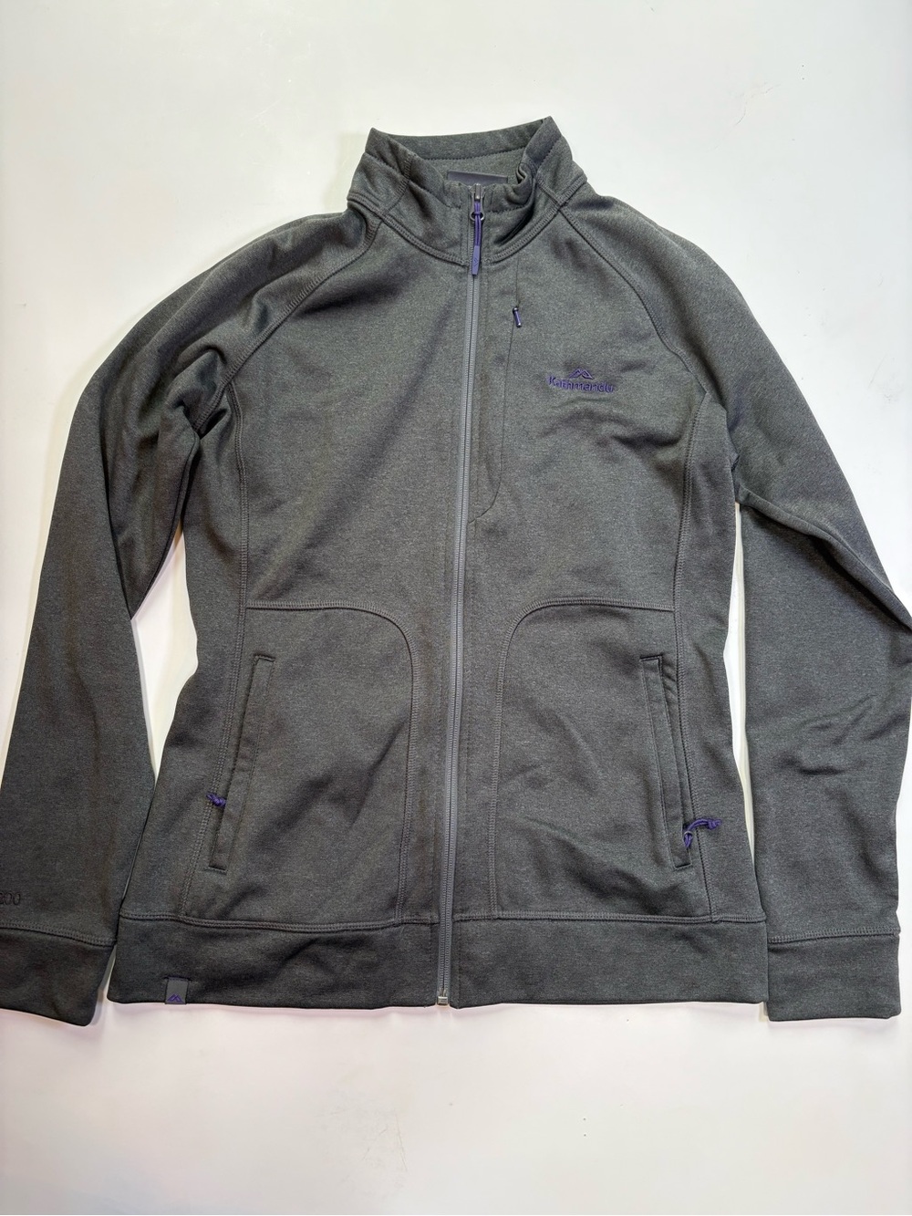 Kathmandu Women's Charcoal Full-Zip Soft Shell Fleece Jacket